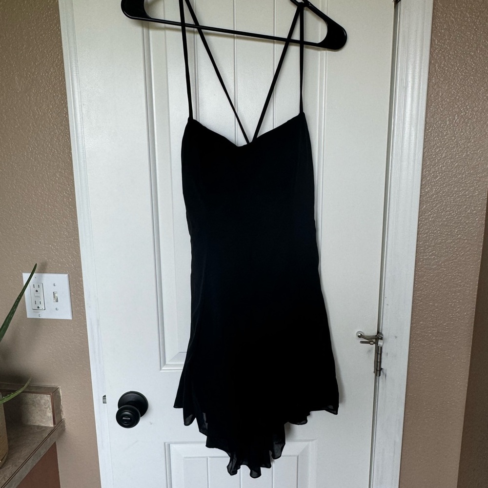 Black Spaghetti Strap Dress